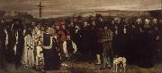 Gustave Courbet Burial at Ornans (mk09) oil on canvas